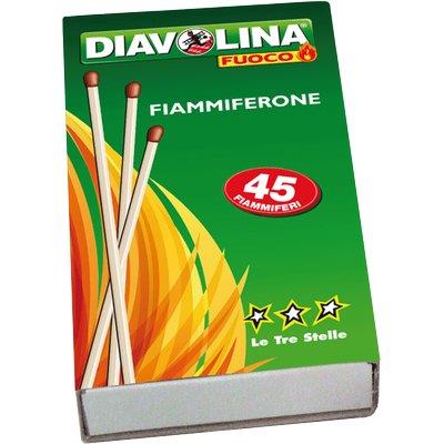 FIAMMIFERI LUNGHI DIAVOLINA MM 100 CF=10XPZ 45 - immagine 1