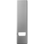 PLACCA AVVOLGITORE INCASSO UNIVERSALE ABS GRIGIO SATINATO MM 65X250