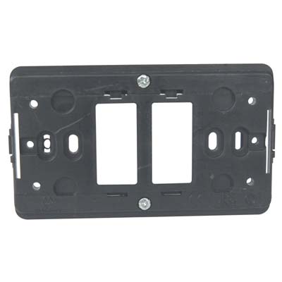 SUPPORTO FRUTTI VENUS MARLANVIL PC NERO POSTI 2 - immagine 1