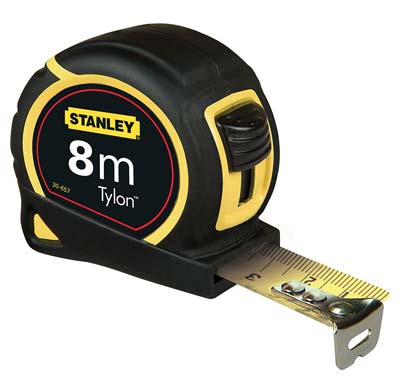 FLESSOMETRO TYLON STANLEY NASTRO MM 25 ML 8 1-30-657 - immagine 1